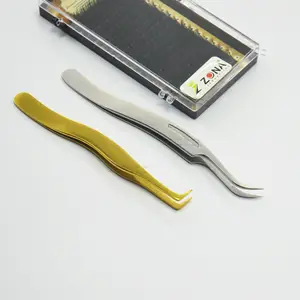 Alignment Tips Professional Supplier Of Eyelash Tweezers Tools Wholesale Custom Logo Easy Finger Grip Maximum Control