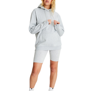 คอลเลคชั่นใหม่ OEM สำหรับฤดูหนาว เสื้อฮู้ดแฟชั่นผ้าแคชเมียร์สีตัดกันสำหรับผู้หญิง - Product Image 5