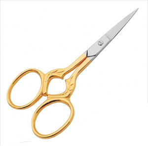 Fancy Peacock Design Embroidery Scissors Stainless Steel Straight Blades Pointed Tip Cutting Threading <b>Mini</b> Size 3.5 Inch - Product Image 5