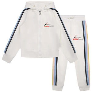 Sweat-shirt à glissière Flexible pour enfants, en coton/polaire, capuche élégante à vendre - Product Image 2