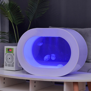 Offre de produits en stock : <span class=keywords><strong>Aquarium</strong></span> de table pour méduses, écologique, réservoir en plastique de 4 L avec lumières colorées, multi-usages - Product Image 2