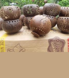 Fabricante especial de Vietnam, candelabro de candelita de cáscara de coco, candelabros de madera, tarros de velas para decoración del hogar - Product Image 1