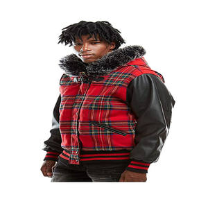 Veste de Baseball pour hommes, tunique d'hiver sur mesure avec des patchs en chenille, vente en gros, collection - Product Image 3