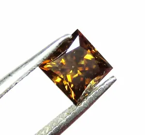 Diamantes de moissanite da cor natural da extravagante do fabricante indiano, diamante moissanite, diamantes da cor extravagante