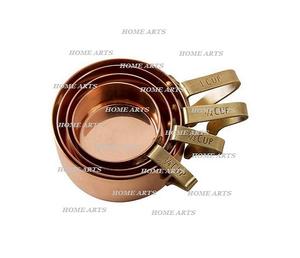 Tasses à mesurer de forme ronde de conception classique tasses à mesurer de différentes tailles faites à la main pour des accessoires de cuisine - Product Image 5