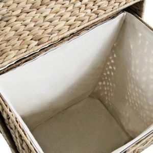 Panier de rangement en jacinthe à eau du Vietnam, corbeille de stockage de linge de haute qualité, le meilleur choix du Vietnam, livraison gratuite - Product Image 6