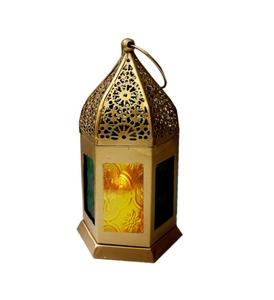 Farol de decoración de metal, hecho a mano, marroquí, para decoraciones de boda, precio barato, nuevo - Product Image 1