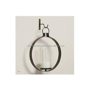 Handmade <b>Wall</b> <b>Sconce</b> Candle Holder Ring-Shaped Stainless Steel Metal <b>Wall</b> Mounted Home Decor with Offset Printing - Product Image 4