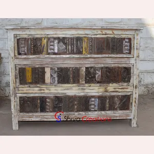 Jodhpur Reclaimed Recycled Schlafzimmer möbel 3 Schubladen Kommode Kommode Hersteller & Lieferanten in Jodhpur
