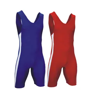 Uniformes de Halterofilia Profesionales de Spandex de Alta Calidad, Singletes de Lucha Libre para Hombre, Uniforme de Lucha Libre al por Mayor - Product Image 1