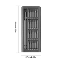 Juego de Destornilladores Profesional 24 en 1, Multiusos, para Reparación de Juguetes Electrónicos, Herramienta Manual Eléctrica con Puntas Magnéticas