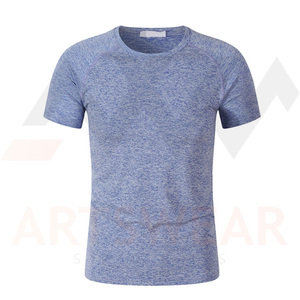 Camiseta de Algodón Jersey Sólido para Hombre, Diseño de Logotipo Personalizado OEM, Peso Medio 220g, Manga Corta, Cuello Redondo, Corte Regular, Transpirable - Product Image 2