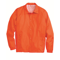 100% coupe-vent en nylon pour femmes veste mince d'entraîneurs de sports de plein air pour la course et les activités simples avec matériau en duvet