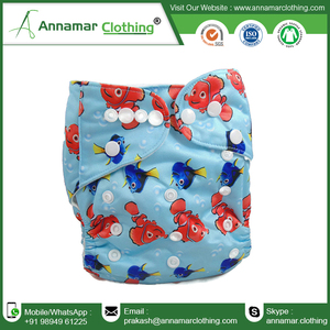 Couches lavables pour bébé, couches de bébé en tissu imprimé, - Product Image 2