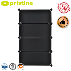 Oem Kệ bán buôn Đài Loan hộ gia đình lưu trữ đồ nội thất nhà sản xuất Home <span class=keywords><strong>DIY</strong></span> PP trẻ em Đồ chơi gấp lồng vào nhau 4 lưu trữ Cube - Product Image 6