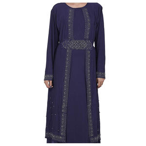 Abaya — manches élastiques de couleur unie, vente en gros, manches de haute qualité, musulman, pour prière du Ramadan, style islamique - Product Image 6