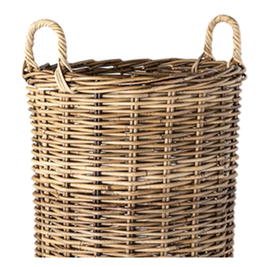 Handmade Round Woven Rattan <b>Basket</b> From Vietnam <b>Storage</b> <b>Basket</b> Made of Natural Rattan for Export - Product Image 5