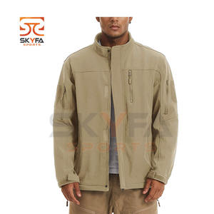 Chaqueta impermeable de concha suave para hombre, chaqueta deportiva con logotipo personalizado, para exteriores, para invierno - Product Image 5