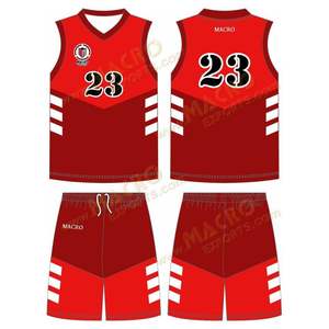 Ensemble d'uniformes de basket-ball réversibles à sublimation personnalisés unisexe en polyester uniformes de basket-ball de style sport pour hommes - Product Image 5