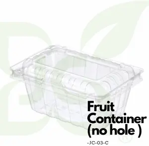 Jc-Top Kwaliteit Plastic Clamshell Druif Schaaltjes Fruit Containers