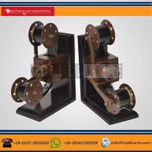 Designer Unique Aluminum <b>Bookends</b> Decorative Vintage Globe <b>Bookends</b> for Office Kitchen Living Room Home Decor and Gift - Product Image 4