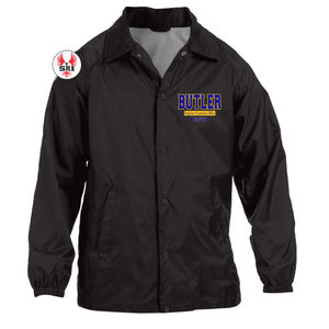 Veste de coach pour femmes avec broderie de la sororité Sigma Gamma Rho |   Veste à Ligne Croisée Personnalisée pour Femmes Brodée de la Sororité SGRho - Product Image 3