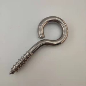 Fasto-<span class=keywords><strong>tornillo</strong></span> de madera de acero al carbono, <span class=keywords><strong>gancho</strong></span> de ojo, negro, de acero inoxidable - Product Image 4
