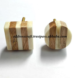 Vente chaude Boutons Ronds Décoratifs Meubles Armoire Tiroir Armoire Commode Portes Résine Bois Marbre Terrazzo Poignée Boutons - Product Image 1