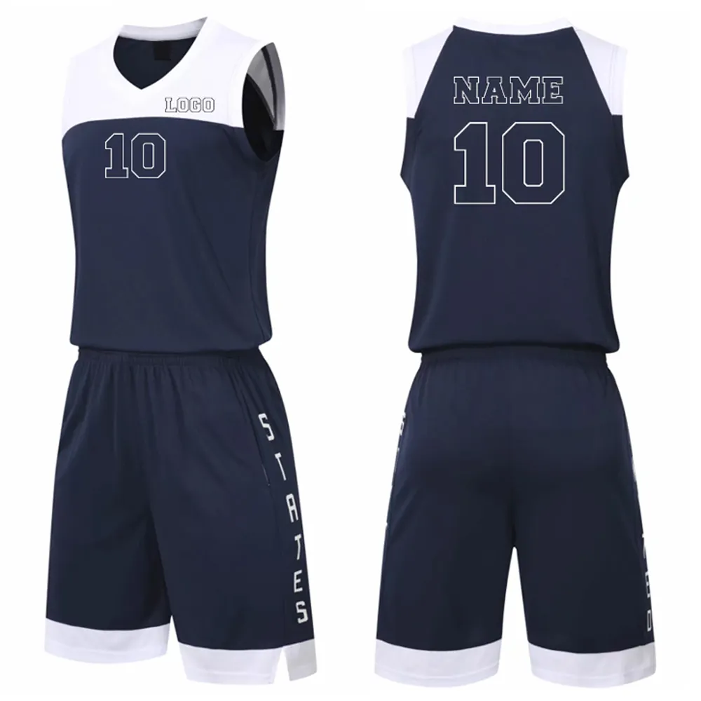 Conjunto de camisetas de baloncesto personalizadas para niños, uniforme de baloncesto en blanco, nuevo diseño, 2022