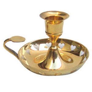 Bougeoir en laiton fabriqué en Inde vente directe d'usine OEM en gros et fournitures - Product Image 1