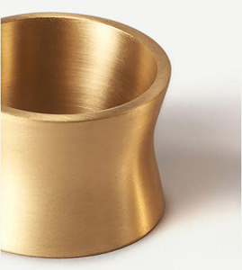 Anillo de servilletas dorado llamativo, diseño moderno, acabado de oro, soporte de pañuelos de Metal - Product Image 3