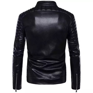 Slim Fit los hombres dean chaquetas de cuero para Biker de 10 de alta calidad chaqueta de cuero de los hombres de moda Top chaquetas de cuero - Product Image 2