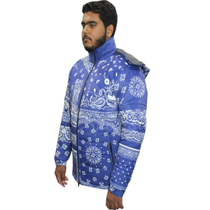Puffer <b>Jacket</b> Latest Designs <b>Down</b> <b>Filled</b> Bubble Fabric Two Tone Fashion Out Door Customized Logo Windbreaker Waterproof <b>Jackets</b> - Product Image 2