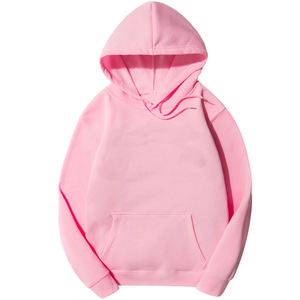 Sudadera con capucha de algodón para mujer, ropa deportiva bonita de secado rápido, color rosa, para invierno - Product Image 1