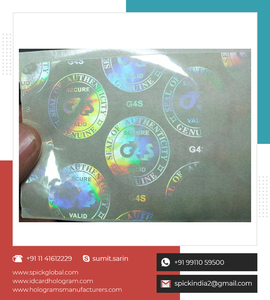 Pegatinas holográficas 3D de diseño personalizado, etiquetas para rascar, pegatinas de seguridad de holograma con números de serie - Product Image 5