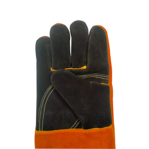 2025 nuevos guantes de soldadura personalizados para hombres, cuero de piel de oveja de vaca, impermeables, anticalor, para usuarios de mano izquierda y derecha - Product Image 5