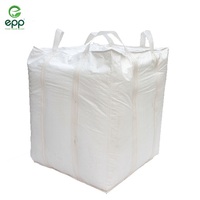 Sacs en vrac de 1 tonne, 1,5 tonne, 2 tonnes, type FIBC, anti-UV, tissés, à fond plat, ouverts, 1400D/1500D Denier, 4 coutures latérales, sacs tissés en PP