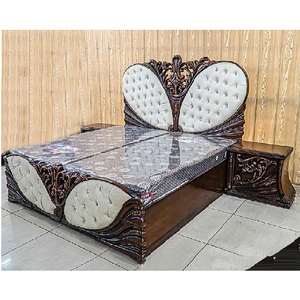 Table de chevet en bois de teck, accessoire de luxe, Design papillon, meuble de lit, grande taille, création de Designer, bon marché, qualité supérieure - Product Image 1