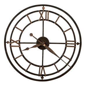 Rounded Shape Metal Wall Clock Creative Design Handmade Black Wall Clock Black Powder Coated Decorative Hot Sale Wall Clock - Product Image 6