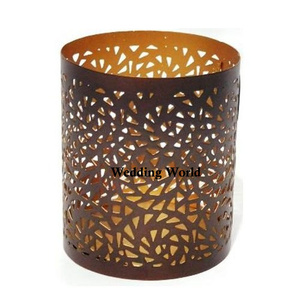 Gold Finished Metal <b>Tealight</b> Holder Premium Quality Handmade Candle Holder Classic Stylish Wholesale Metal Votive Holder - Product Image 5
