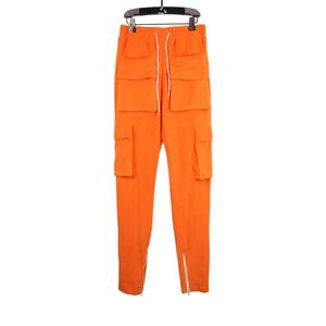 Pantalon de jogging de couleur unie avec logo personnalisé pour hommes Pantalon de survêtement décontracté Décoration de manchette pour musculation Activités sportives - Product Image 2