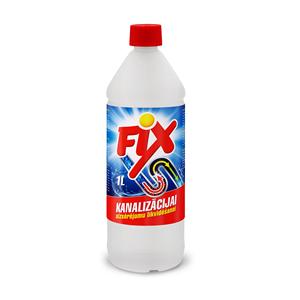 Limpiador de drenaje, eliminar zuecos, disolver grasas, sosa cáustica-FIX 1L - Product Image 1