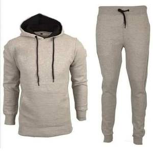 Chándal informal de talla grande para hombre, chándal de satén con logotipo personalizado, 2 piezas, transpirable, a la moda - Product Image 2