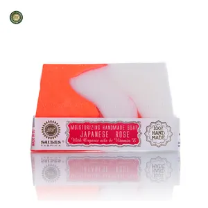 Rich Fragrance Japanese Rose Glycerine Natural Soap 80g from European Supplier
