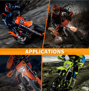 E-mark Approbation LED Phare Kits compatible avec Enduro Vélos Motos D'aventure pour EXC / EXC-F EXCF 125 200 250 300 350 450 500 - Product Image 5