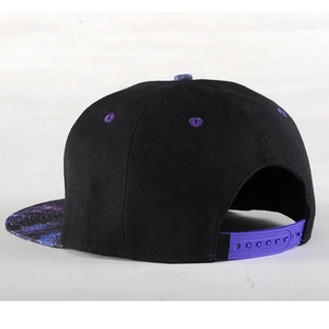 Gorra de Béisbol Deportiva Unisex PIHA SPORTS Galaxy Space Black, Estilo Hip Hop, Ajustable, de 5 Paneles, 100% Algodón, Cierre a Presión - Product Image 6