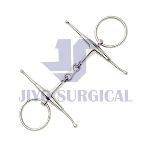 Broca de serpiente de caballo para mejilla completa, con losange, Unión doble gruesa, ovalada, acero inoxidable - Product Image 6