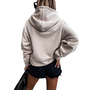 Sudadera con capucha de manga larga para mujer, Jersey informal, Tops holgados de invierno - Product Image 5