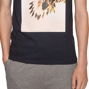 Camisetas de algodón puro para hombre/niño, diseño de ondas solares, serigrafía personalizada OEM, colección de verano. - Product Image 6