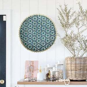 Décoration murale ronde en bambou tressé, plateau en bambou fabriqué au Vietnam - Product Image 3